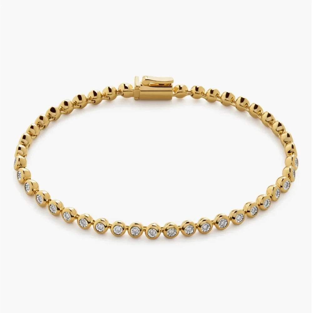 Mónica vinader  lab -grown Diamond tennis bracelet